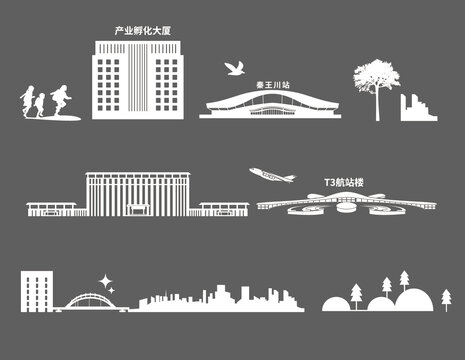 兰州新区元素剪影