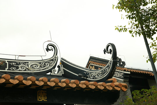 中式建筑屋檐