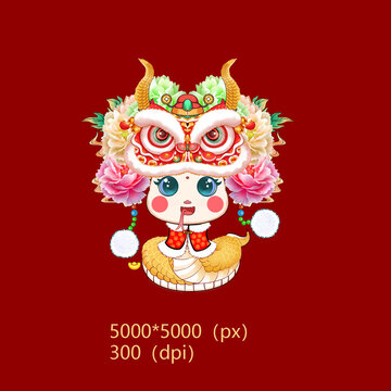 金蛇拜年