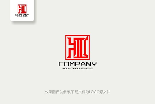 HT字母实业科技电器logo