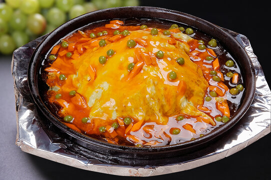 铁板蛋扣牛肉