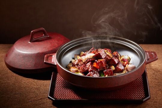 雪花牛肉粒