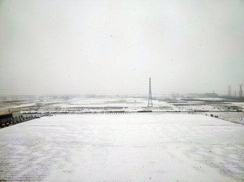 雪后田野