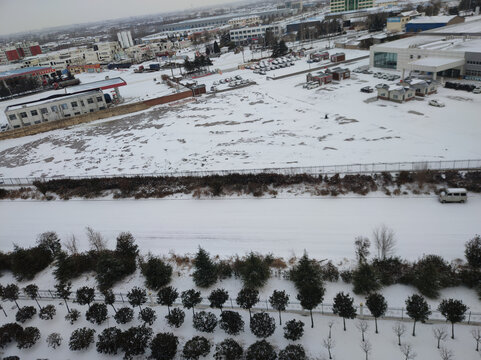 雪后小镇