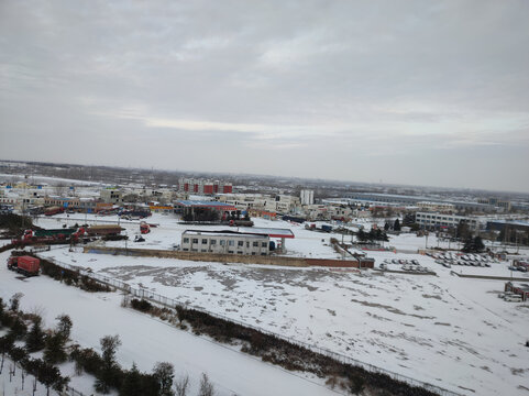 雪后城镇