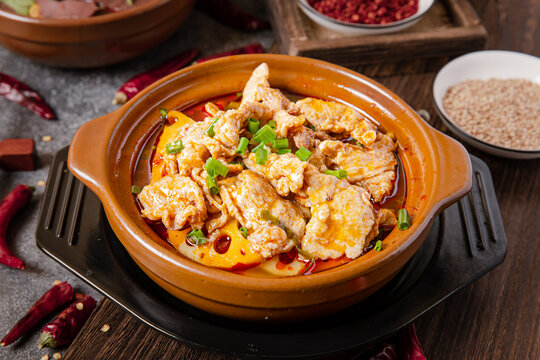 砂锅菜肉片
