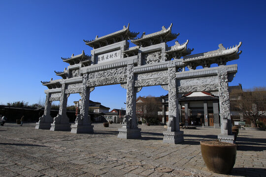 魏集古村落牌坊