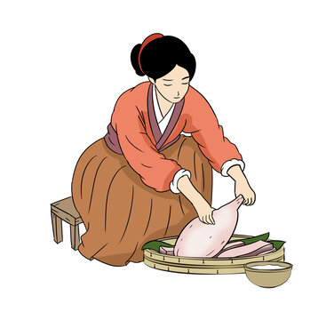 清洗腊肉