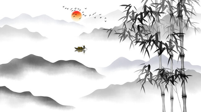 山水画