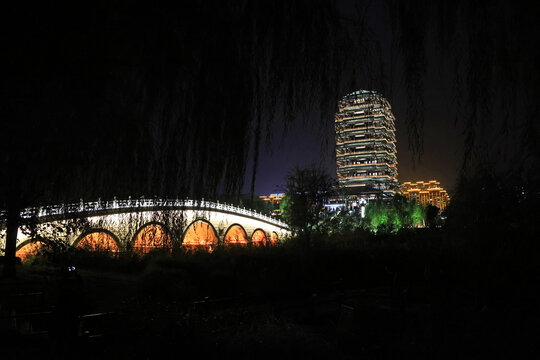 海岱楼夜景