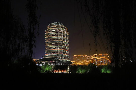 海岱楼夜景