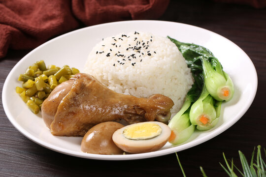 鸡腿饭