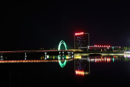 博兴县人民医院夜景