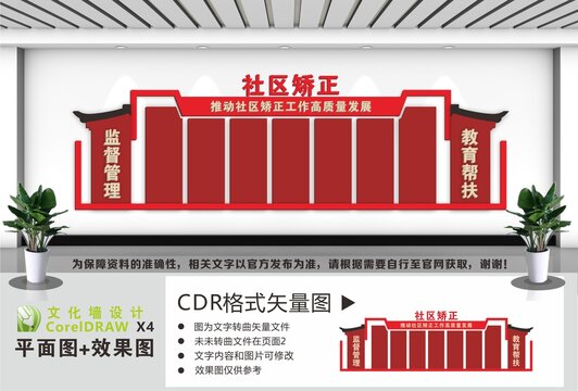 社区矫正文化宣传栏