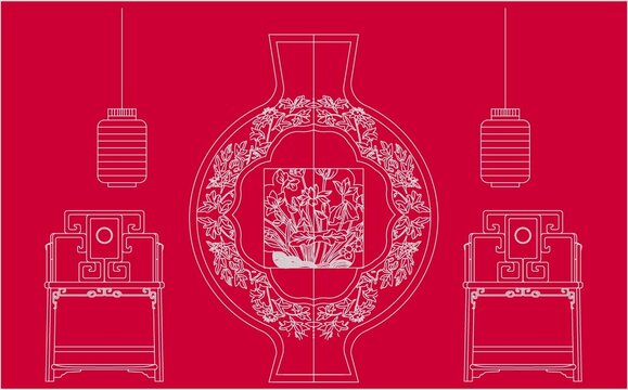 中式婚房布置