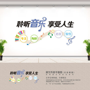 音乐室文化墙
