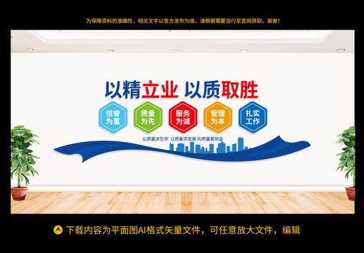 企业质量文化墙