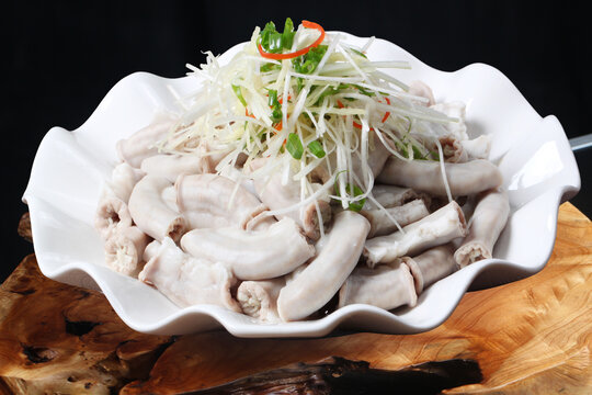 白灼粉肠