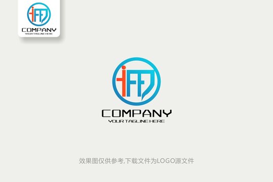IF字母电子行业网络科技LOGO