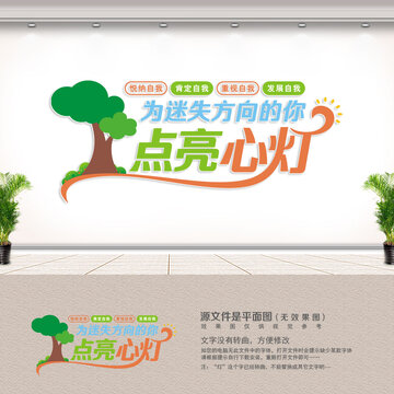 心理咨询室文化墙