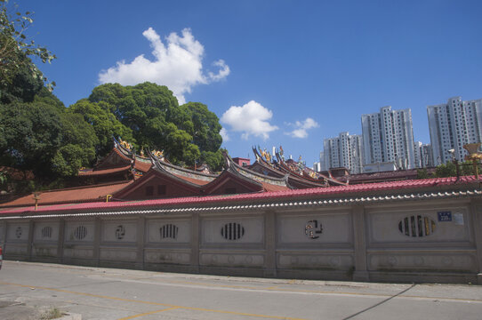 泉州晋江朵莲寺外景