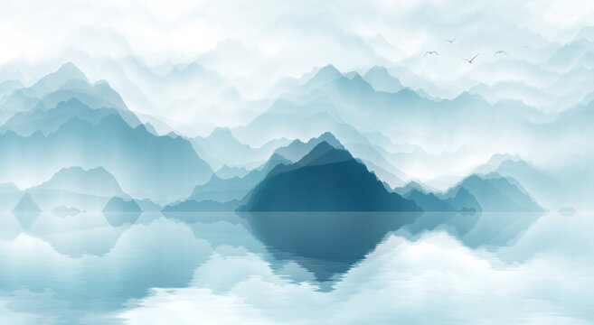 水墨山水