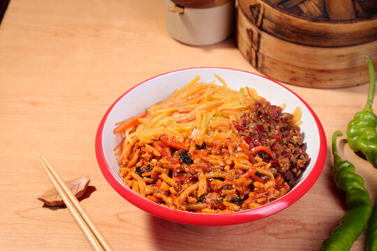 鱼香肉丝饭