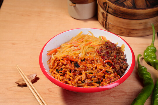 鱼香肉丝饭