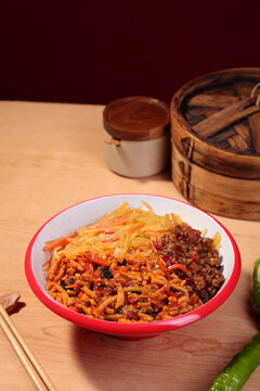 鱼香肉丝饭