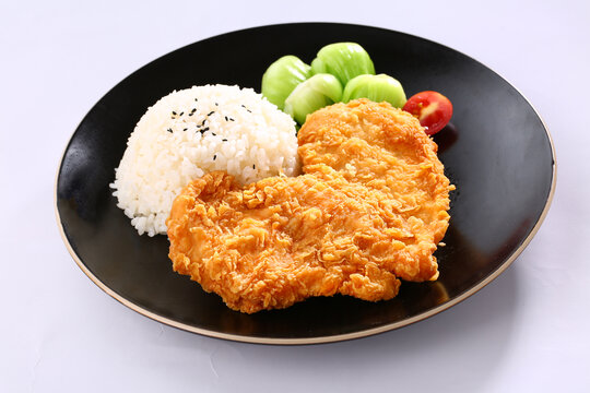 鸡排饭