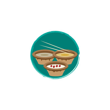 手绘钵仔糕logo
