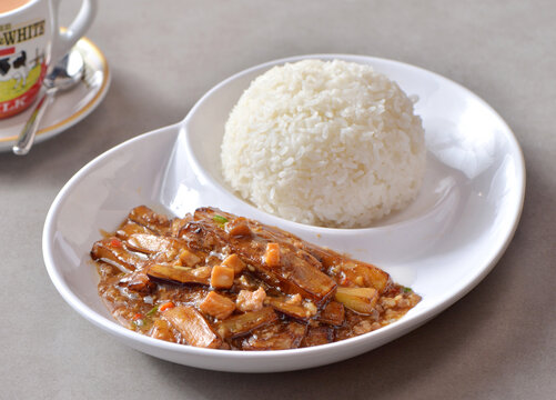 鱼香茄子饭