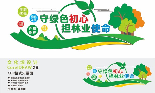 林业文化墙