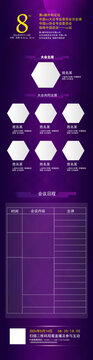 会议日程专家海报人物简介长图
