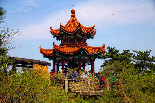 盘山祈福亭