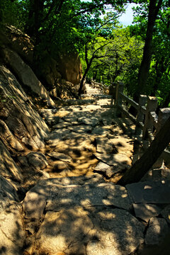登山石板路