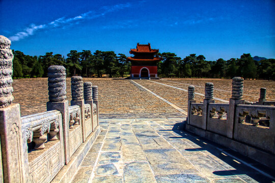 清东陵景陵碑亭