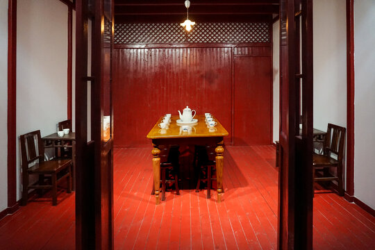 上海一大会址场景复原