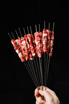 鲜切牛肉串