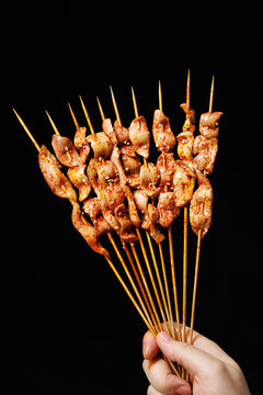 腰花串
