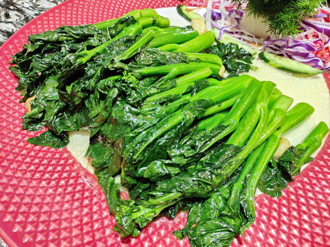 清炒菜心