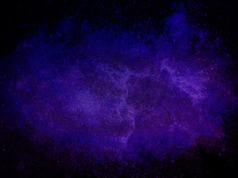 紫色唯美星空顶星空软膜灯箱