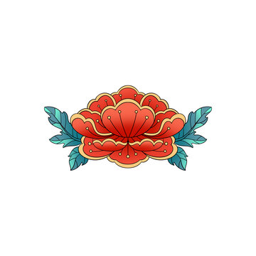 国潮牡丹