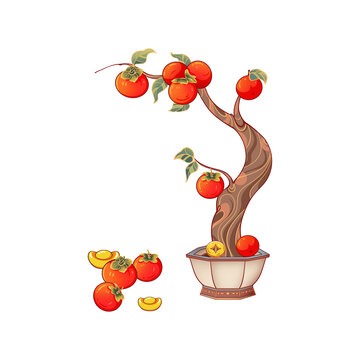 国潮柿子树