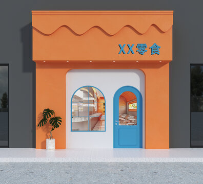 零食店门头