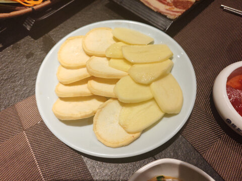 烤肉火锅地瓜片