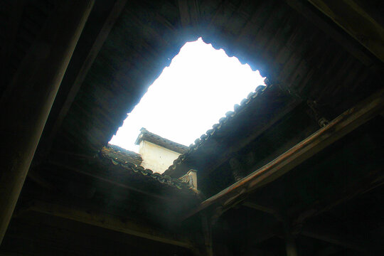 宏村皖南建筑天井