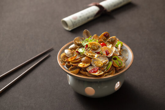 辣炒花甲