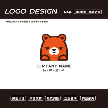 小熊logo标志