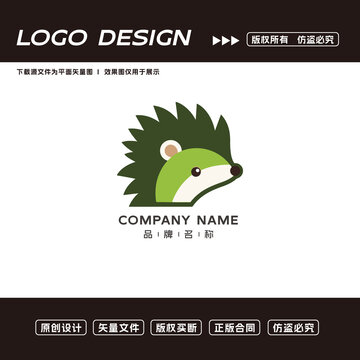 刺猬logo标志